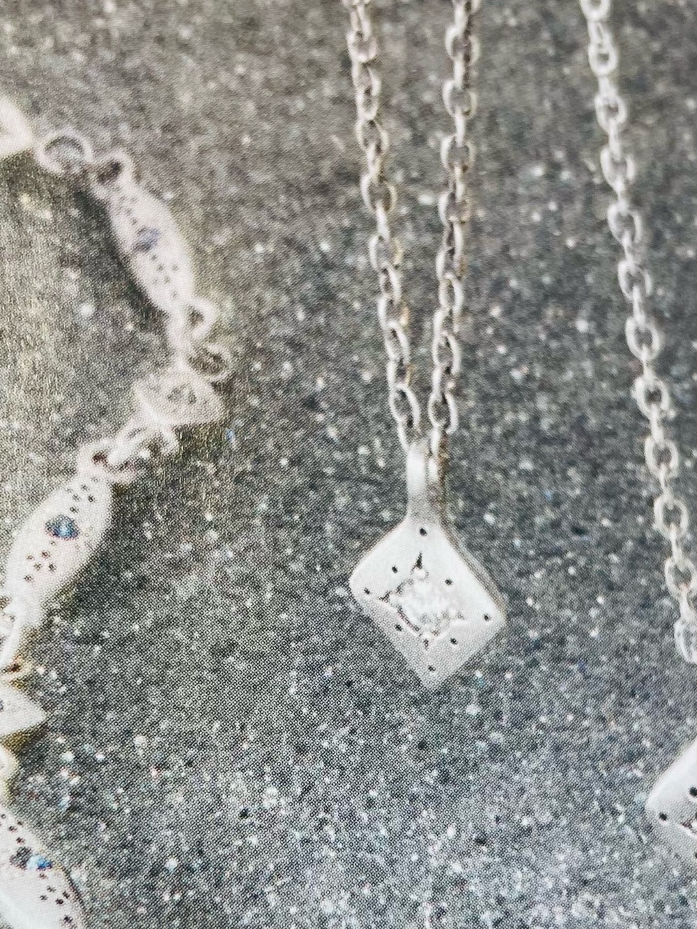 New! Moondrop Sparkle Diamond Necklace